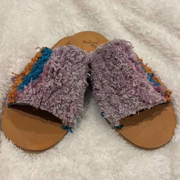 Free People Yuma Woven Mules - Picture 2 of 6